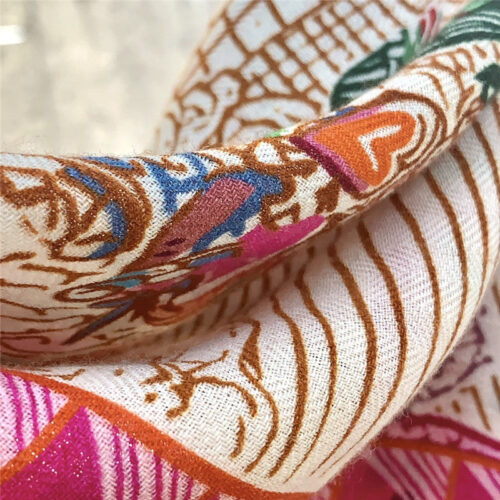 High Quality Luxury Hermes Rayures D’ete 140Cm Shawl product detail