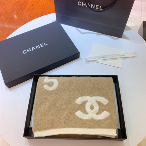 High Quality Luxury Chanel Size 5 Wool Scarf – Style 25141 product detail