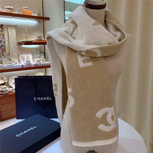 High Quality Luxury Chanel Size 5 Wool Scarf – Style 25141 product detail