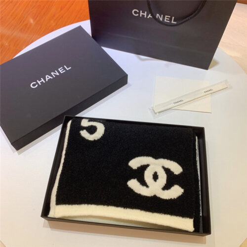 High Quality Luxury Chanel Size 5 Wool Scarf – Style 25143 product detail