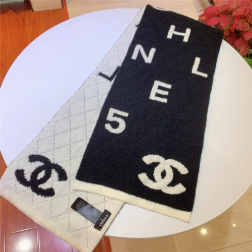 High Quality Luxury Chanel Size 5 Wool Scarf – Style 25143 product detail