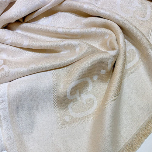 High Quality Luxury Gucci GG Lurex Jacquard Shawl – Style 26079 product detail