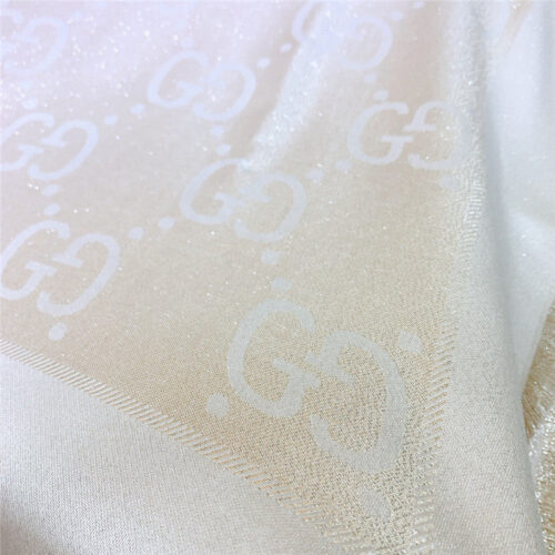 High Quality Luxury Gucci GG Lurex Jacquard Shawl – Style 26079 product detail