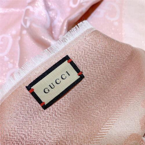 High Quality Luxury Gucci GG Lurex Jacquard Shawl – Style 26082 product detail