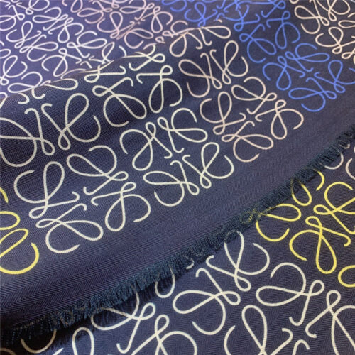 High Quality Luxury Loewe Line Full Logo Silk Scarf – Style 26557 product detail