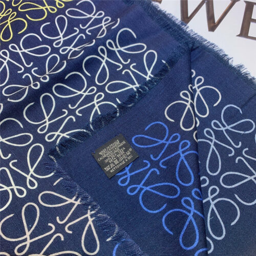 High Quality Luxury Loewe Line Full Logo Silk Scarf – Style 26557 product detail
