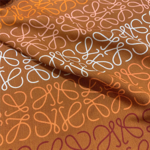 High Quality Luxury Loewe Line Full Logo Silk Scarf product detail