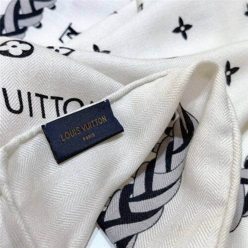 High Quality Luxury Louis Vuitton Cashmere Jacquard Long Scarf – Style 26635 product detail