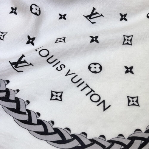 High Quality Luxury Louis Vuitton Cashmere Jacquard Long Scarf – Style 26635 product detail