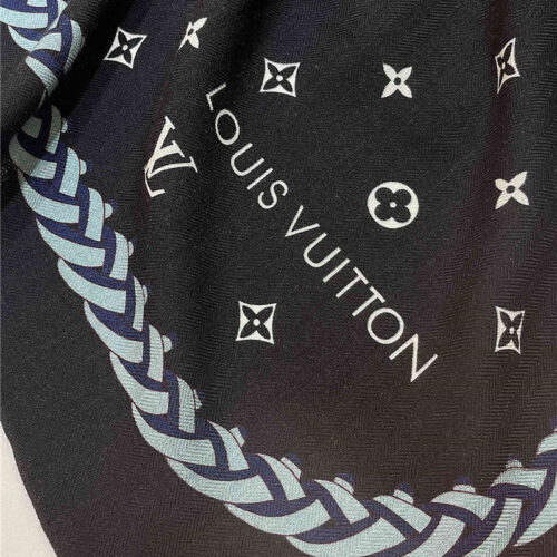 High Quality Luxury Louis Vuitton Cashmere Jacquard Long Scarf product detail