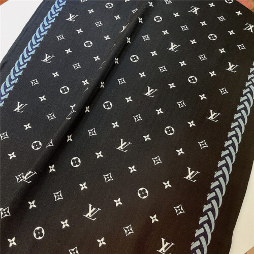 High Quality Luxury Louis Vuitton Cashmere Jacquard Long Scarf product detail