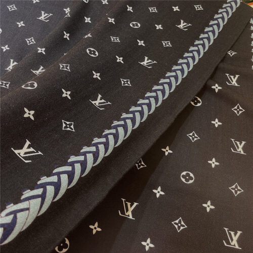 High Quality Luxury Louis Vuitton Cashmere Jacquard Long Scarf product detail