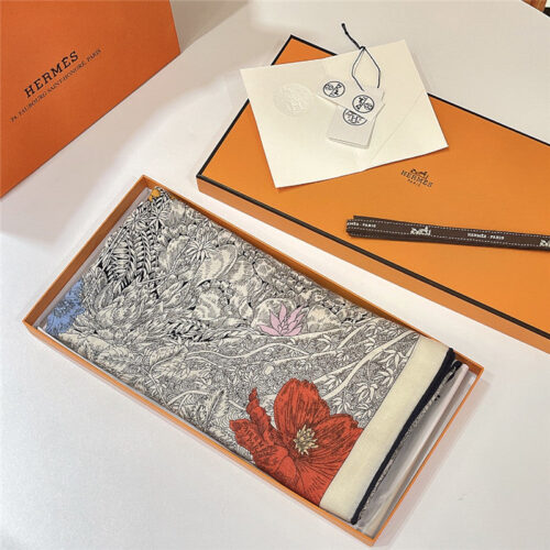 High Quality Luxury Hermes “Return To Nature” 140 Cm Shawl – Style 26297 product detail