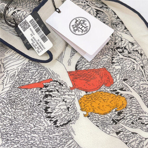 High Quality Luxury Hermes “Return To Nature” 140 Cm Shawl – Style 26297 product detail