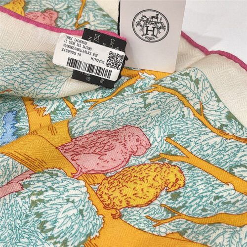 High Quality Luxury Hermes “Return To Nature” 140 Cm Shawl – Style 26302 product detail