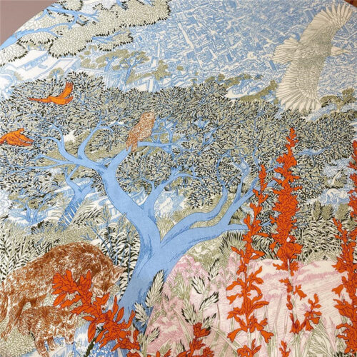 High Quality Luxury Hermes “Return To Nature” 140 Cm Shawl – Style 26304 product detail