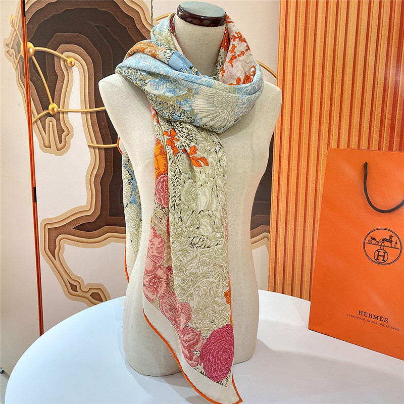 High Quality Luxury Hermes “Return To Nature” 140 Cm Shawl – Style 26304 product detail