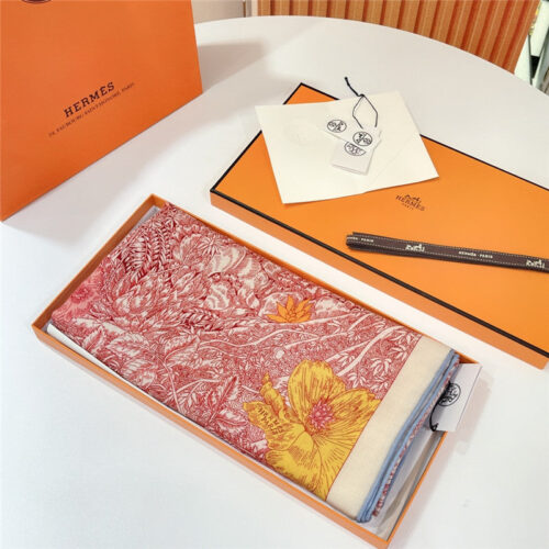 High Quality Luxury Hermes “Return To Nature” 140 Cm Shawl product detail