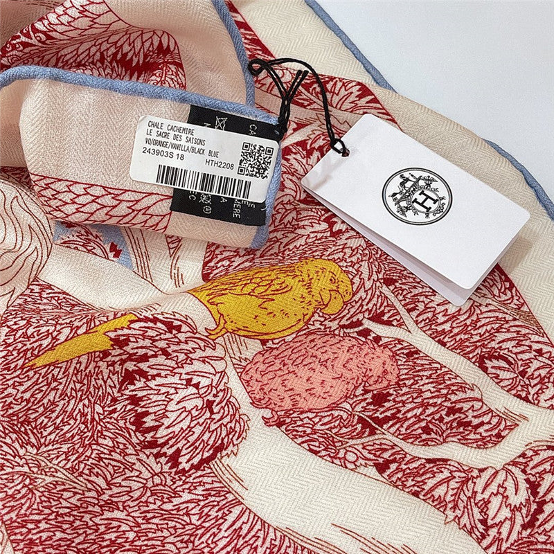 High Quality Luxury Hermes “Return To Nature” 140 Cm Shawl product detail