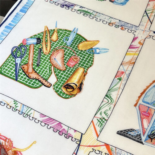 High Quality Luxury Hermes “Equestrian Prism” 140Cm Shawl – Style 26264 product detail