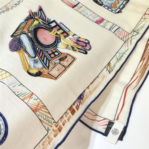 High Quality Luxury Hermes “Equestrian Prism” 140Cm Shawl – Style 26264 product detail