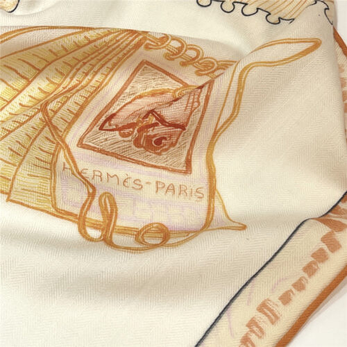 High Quality Luxury Hermes “Equestrian Prism” 140Cm Shawl – Style 26266 product detail