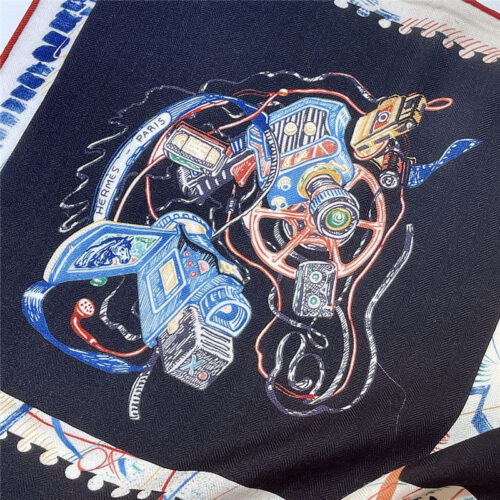 High Quality Luxury Hermes “Equestrian Prism” 140Cm Shawl product detail