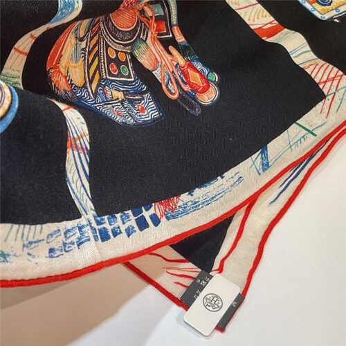 High Quality Luxury Hermes “Equestrian Prism” 140Cm Shawl product detail