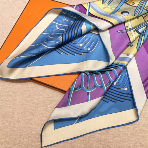 High Quality Luxury Hermes 90Cm Reversible Square Towel – Style 26181 product detail