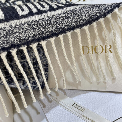 High Quality Luxury Dior Cashmere Printed Scarf – Style 25312 product detail