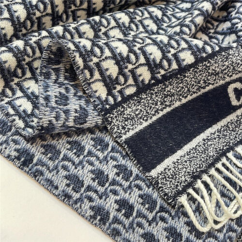 High Quality Luxury Dior Cashmere Printed Scarf – Style 25312 product detail