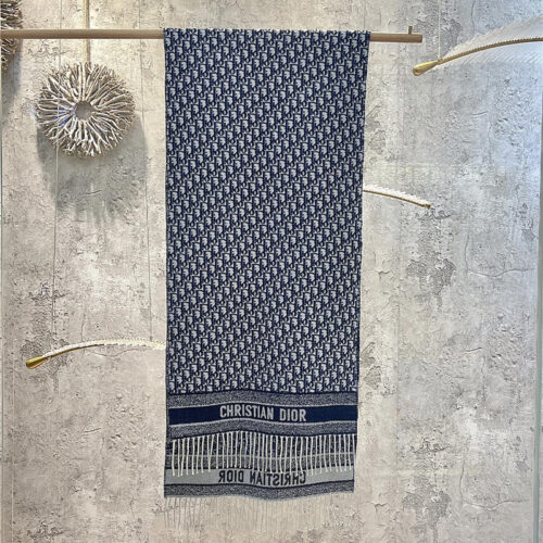High Quality Luxury Dior Cashmere Printed Scarf – Style 25312 product detail
