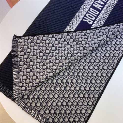 High Quality Luxury Dior Preppy Style Reversible Scarf – Style 25605 product detail