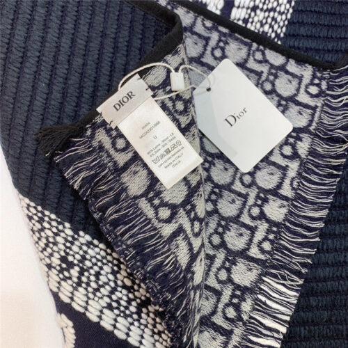 High Quality Luxury Dior Preppy Style Reversible Scarf – Style 25605 product detail
