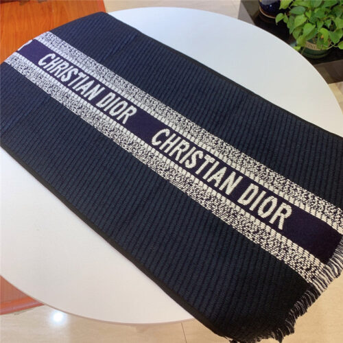 High Quality Luxury Dior Preppy Style Reversible Scarf – Style 25605 product detail