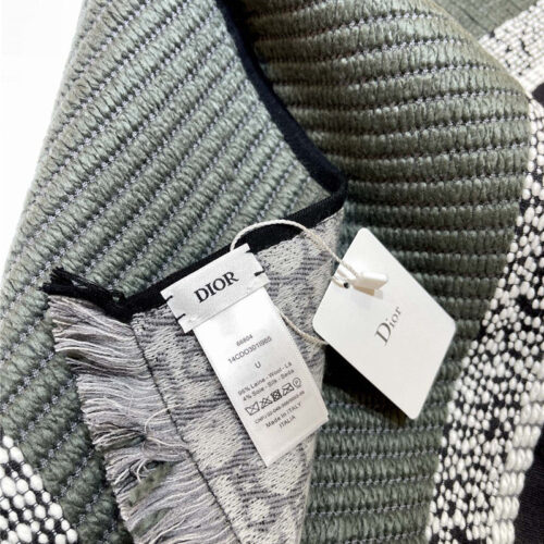High Quality Luxury Dior Preppy Style Reversible Scarf – Style 25607 product detail