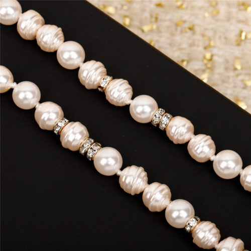 High Quality Luxury Chanel Pearl Bow Necklace product detail