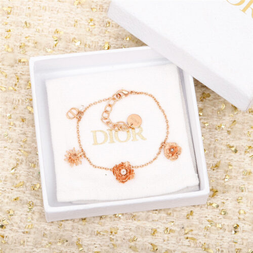 High Quality Luxury Dior Cornflower Sunflower Peony Bracelet alternate view