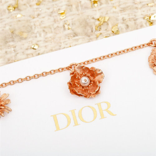 High Quality Luxury Dior Cornflower Sunflower Peony Bracelet product detail