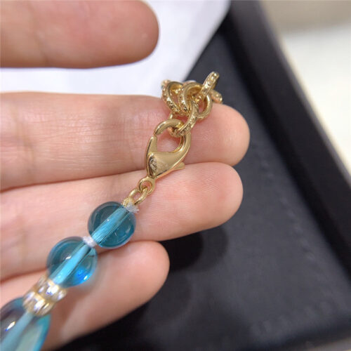 High Quality Luxury Chanel Glazed Double C Necklace product detail
