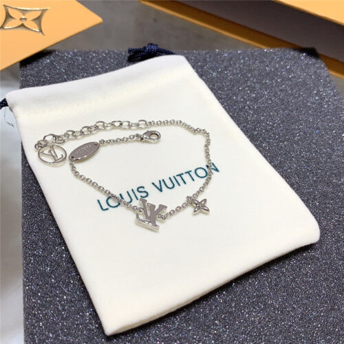 High Quality Luxury Louis Vuitton Green Half Diamond Bracelet – Style 51133 product detail