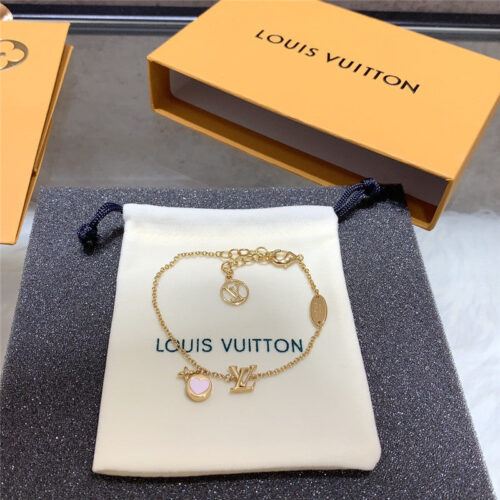 High Quality Luxury Louis Vuitton Tassel Enamel Love Bracelet