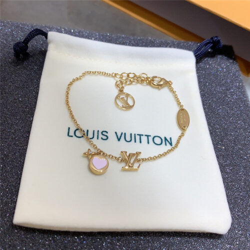 High Quality Luxury Louis Vuitton Tassel Enamel Love Bracelet alternate view