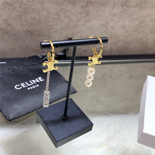 High Quality Luxury Celine Arc De Triomphe Variety Tassel Earrings