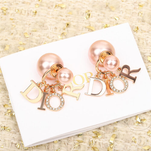 High Quality Luxury Dior Large And Small Pearl Earrings – Style 50749 alternate view