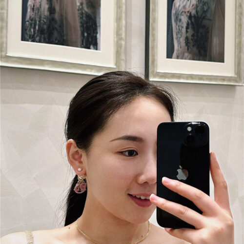 High Quality Luxury Dior Large And Small Pearl Earrings product detail