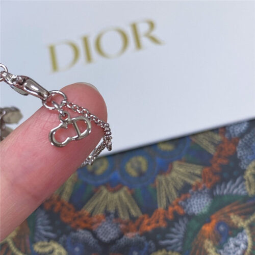 High Quality Luxury Dior Flower Fairy Pink Diamond Bracelet product detail