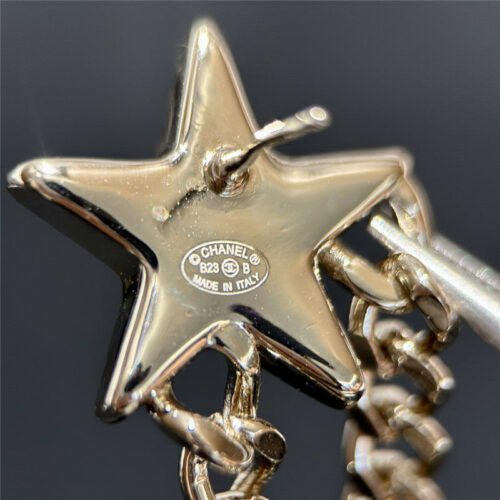 High Quality Luxury Chanel Double C Star Chain Earrings product detail
