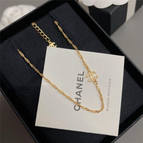 High Quality Luxury Chanel Twist Chain Necklace Earrings product detail