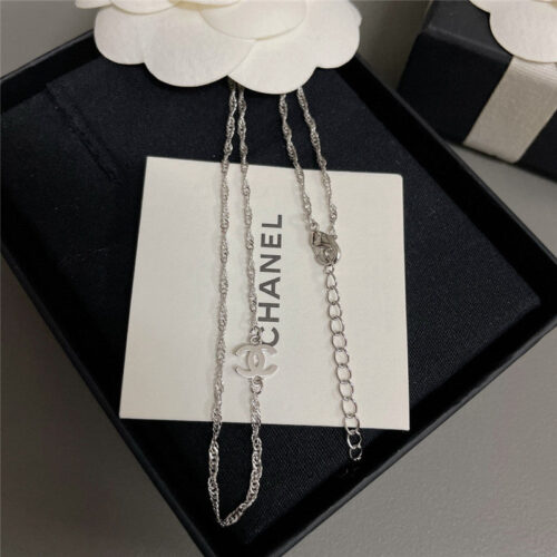 High Quality Luxury Chanel Twist Chain Necklace Earrings product detail